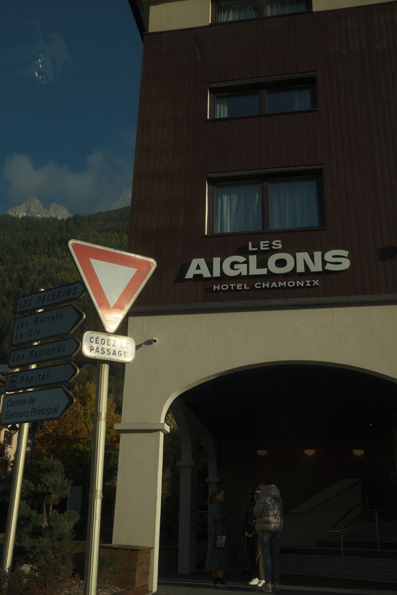 Hôtel à Chamonix avec vue sur les montagnes